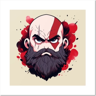 cute kratos Posters and Art